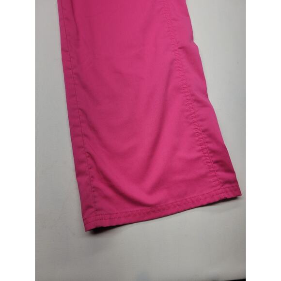 Cherokee Workwear Women S Drawstring Flare Scrub Pant Pink WW120 - Picture 7 of 16